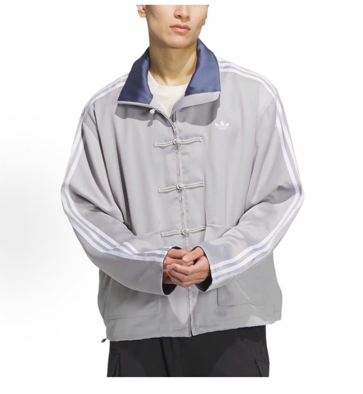 Áo Adidas Originals Track CN TT SATIN 'White' JV9256 - Ảnh 3