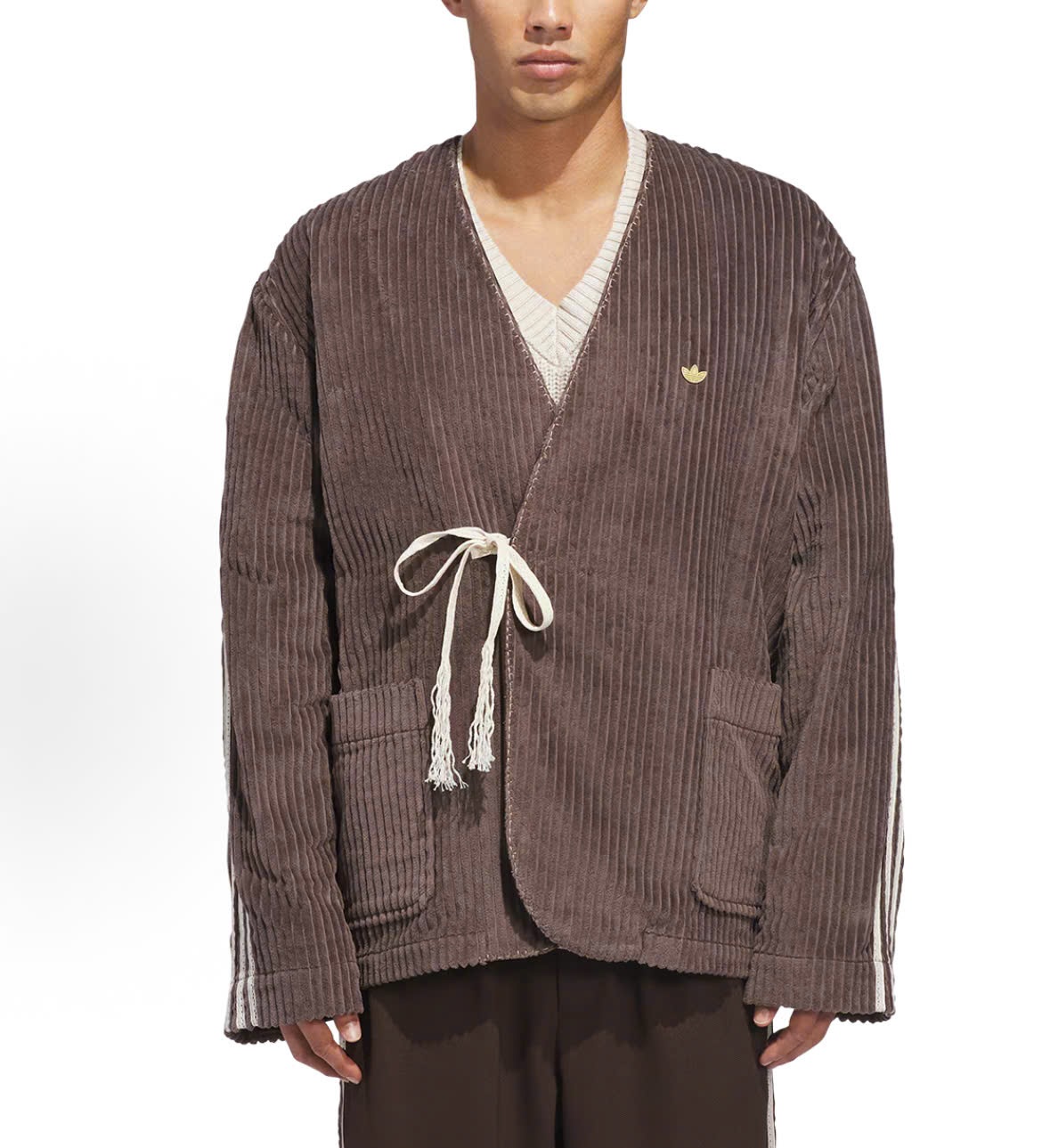 Alternative view of Áo Adidas Originals CLOT BY EDISON CHEN FW25 'Dark Brown' JM2827