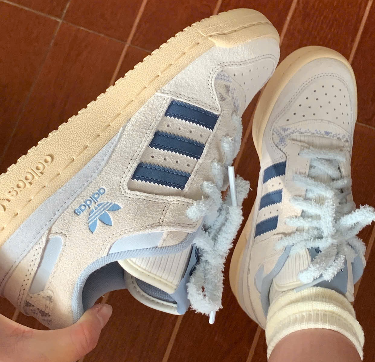 Giày adidas Forum Low ‘White Preloved Ink’ KJ4299 - Ảnh 5