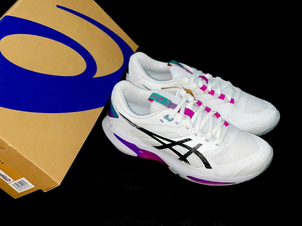 Giày Asics Solution speed FF 4 'White' 1041A532-101 - Ảnh 3