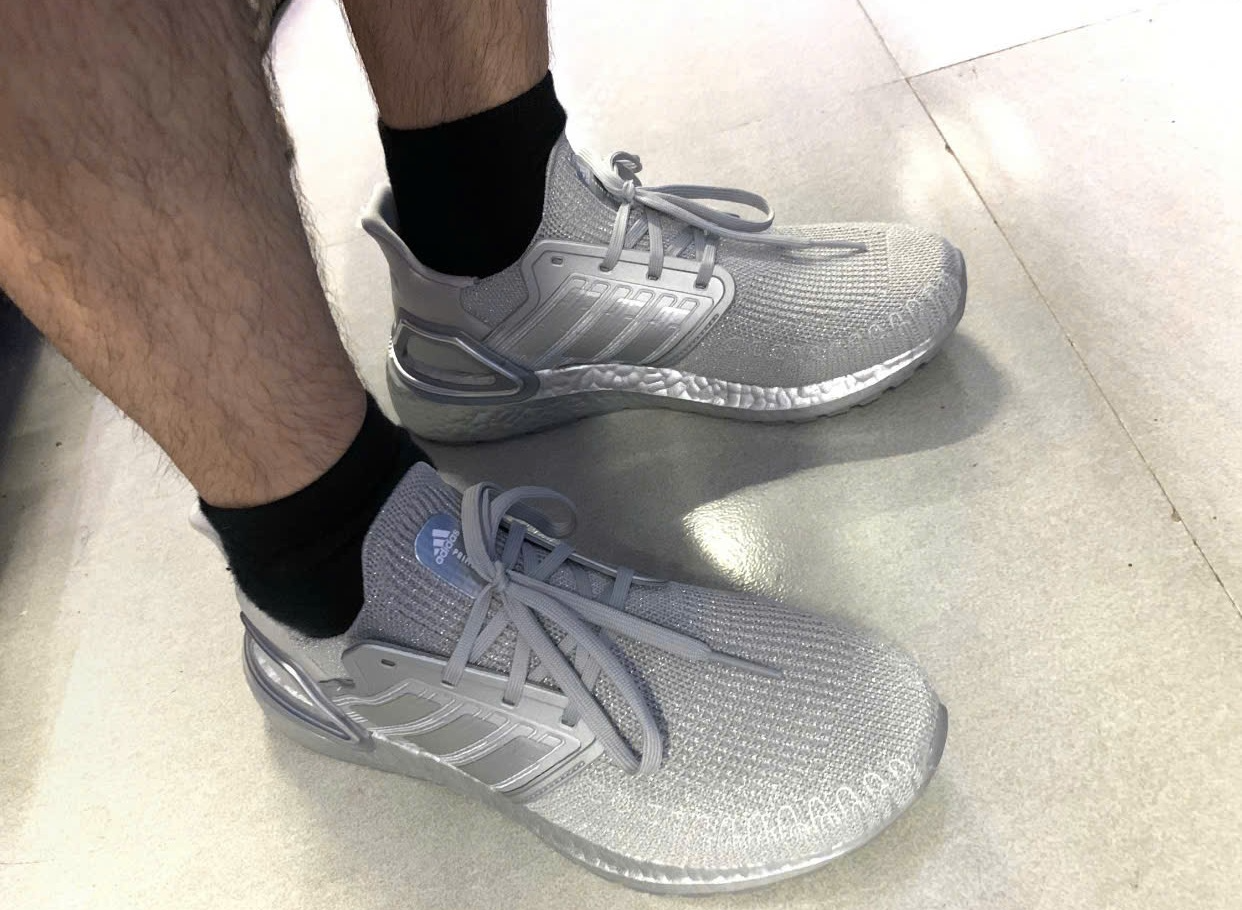 Alternative view of Giày Adidas UltraBoost 20 ‘Silver’ FY3449