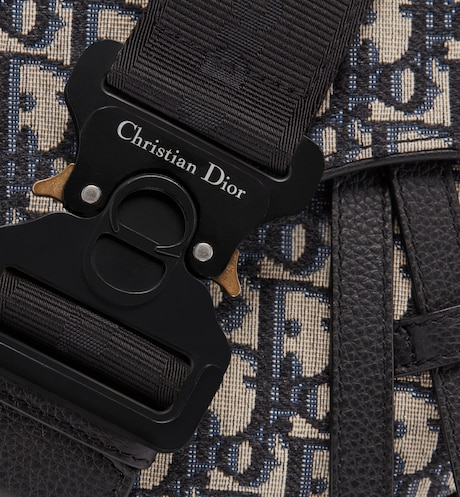 Túi Dior Saddle Dior Oblique Jacquard 'Beige Black' 1ADPO093YKY-H28E - Ảnh 4