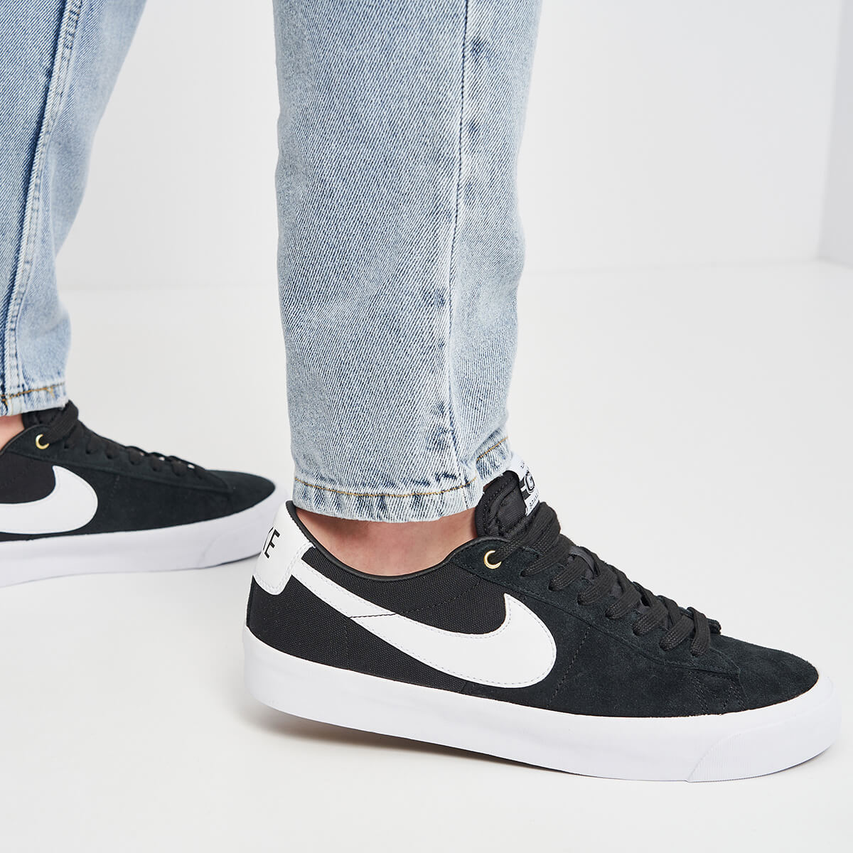 Giày Nike Zoom Blazer Low Pro GT SB ‘Black White’ DC7695-002 - Ảnh 5