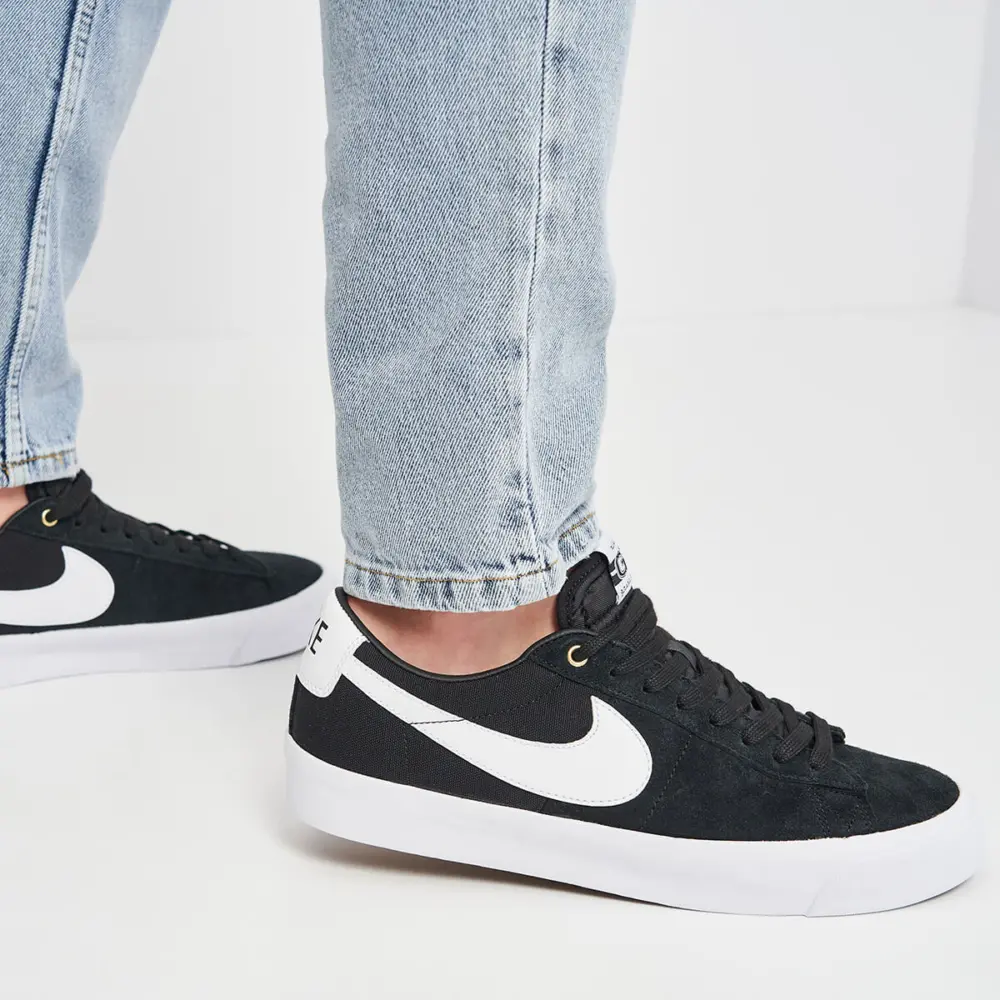 Giày Nike Zoom Blazer Low Pro GT SB ‘Black White’ DC7695-002 - Ảnh 5