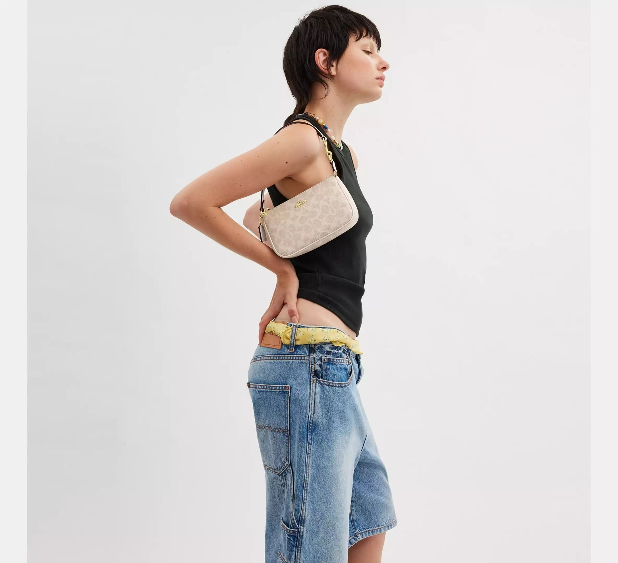 Alternative view of Túi Coach Nolita 19 In Signature Canvas ‘Beige’ CW426-IMXDM