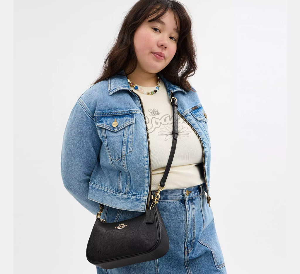 Alternative view of Túi Coach Teri Shoulder Bag ‘Black’ CV934-IMBLK