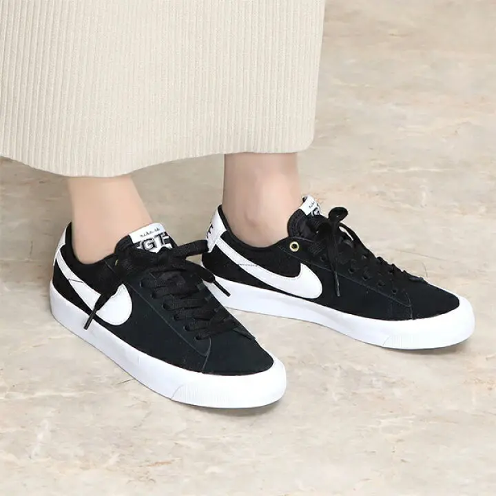 Giày Nike Zoom Blazer Low Pro GT SB ‘Black White’ DC7695-002 - Ảnh 4