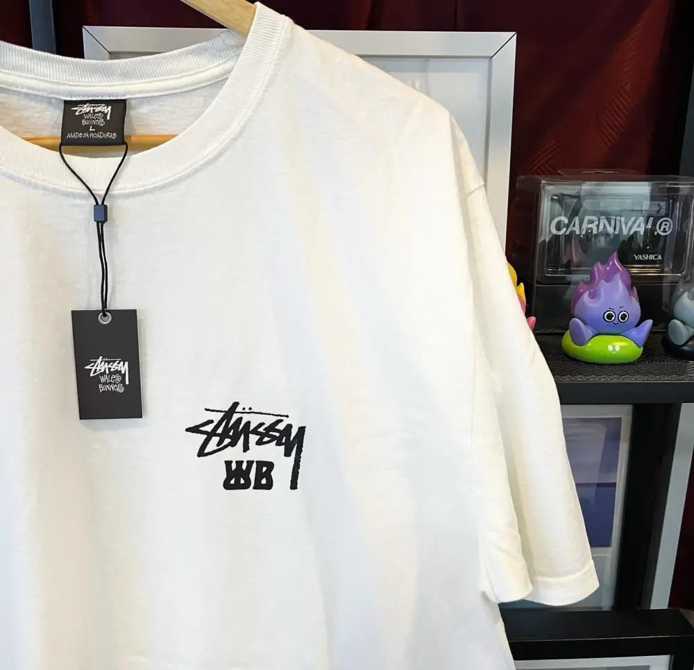Áo Stussy x Wales Bonner Ocean Song Tee ‘Ivory’ 3904025-White - Ảnh 4
