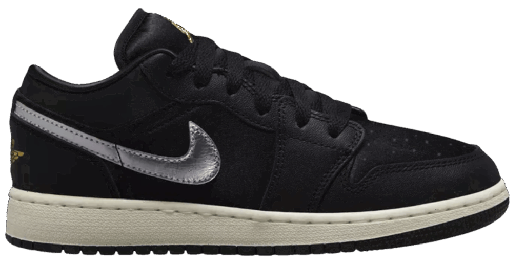 Giày Nike Air Jordan 1 Low SE ‘Black Silver’ FZ3921-001