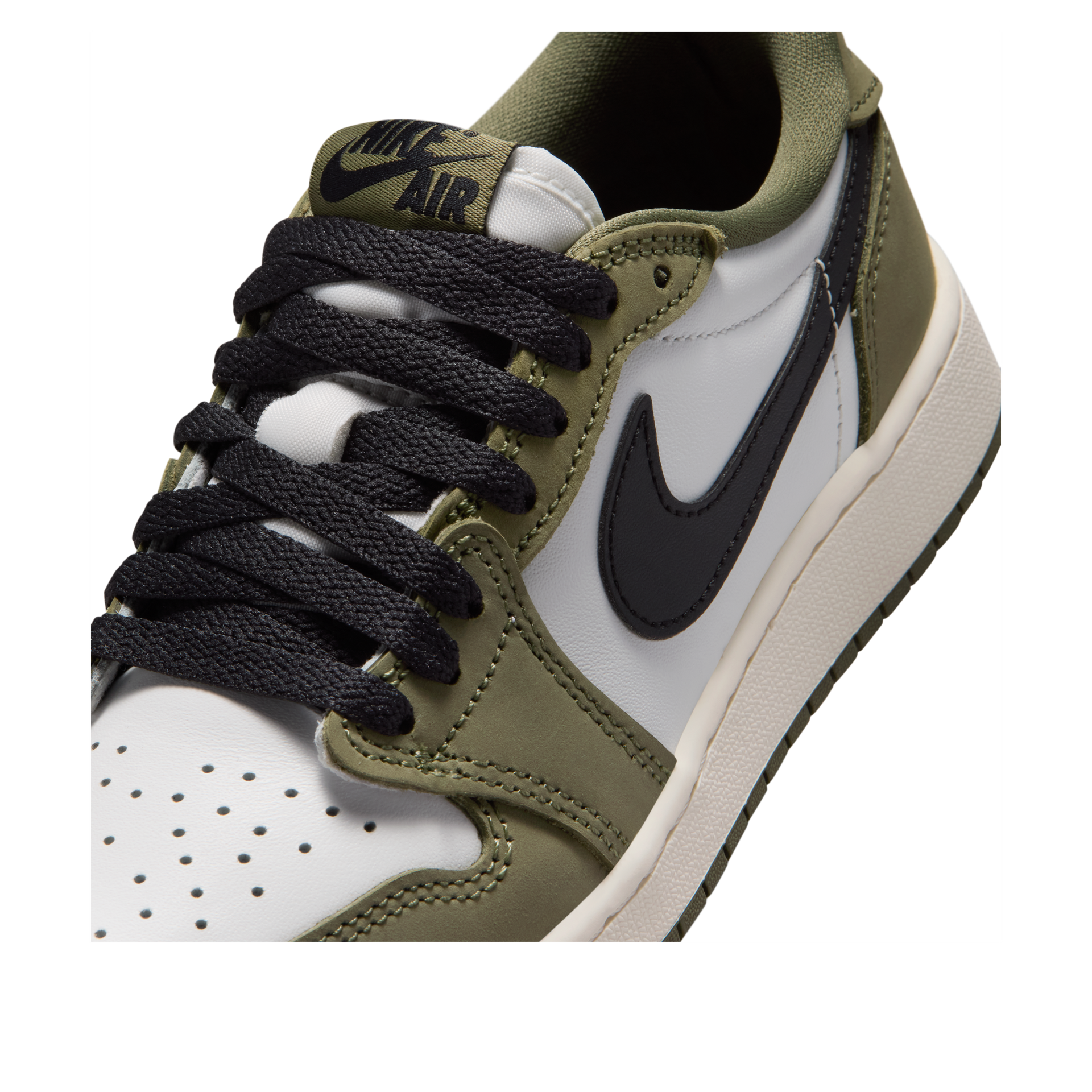 Alternative view of Giày Nike Air Jordan 1 Retro Low OG 'Medium Olive' HQ6999-200