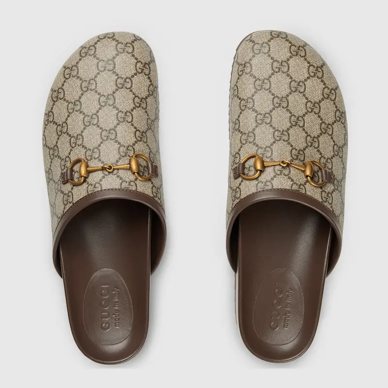 Alternative view of Dép Gucci Horsebit ‘Beige’ 749908-KHN80-9769