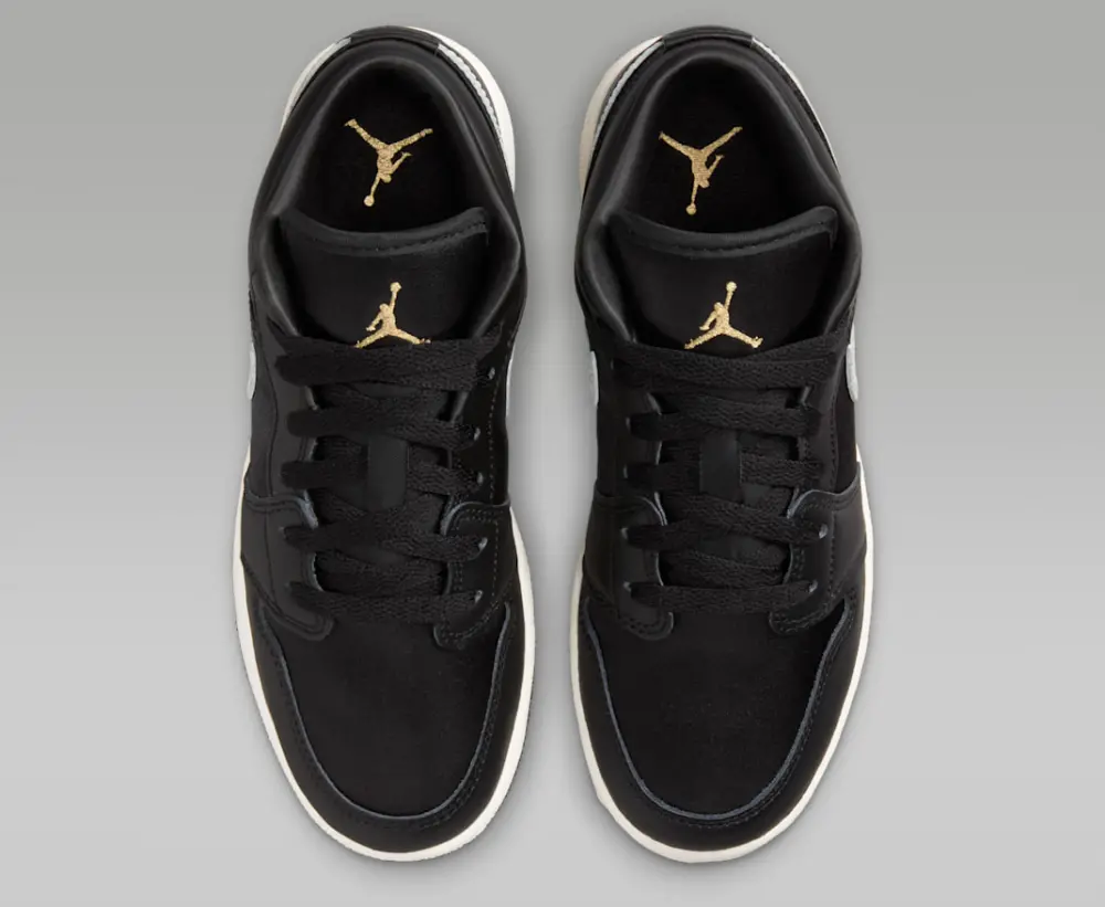 Giày Nike Air Jordan 1 Low SE ‘Black Silver’ FZ3921-001 - Ảnh 5