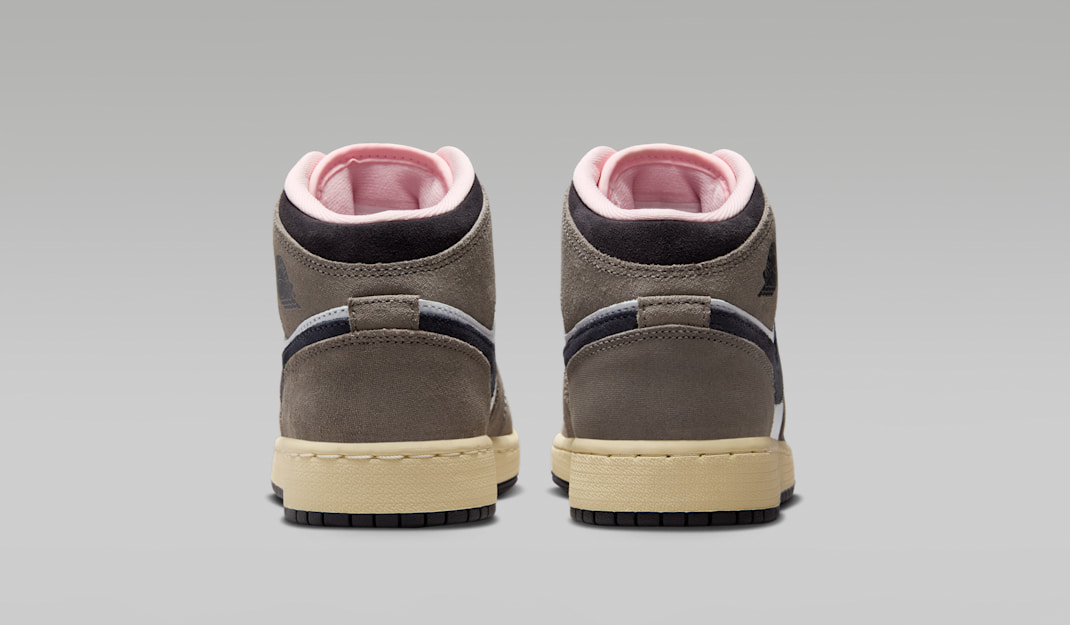 Giày Nike Air Jordan 1 Mid SE ‘White Cave Stone’ HQ2014-100 - Ảnh 3