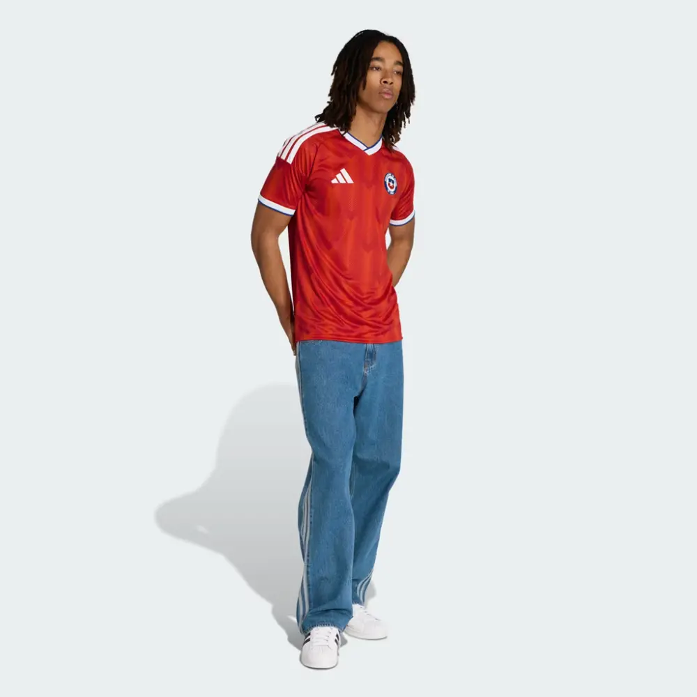 Áo adidas Chile 26 Home Jersey 'Active Red' KG8542 - Ảnh 3