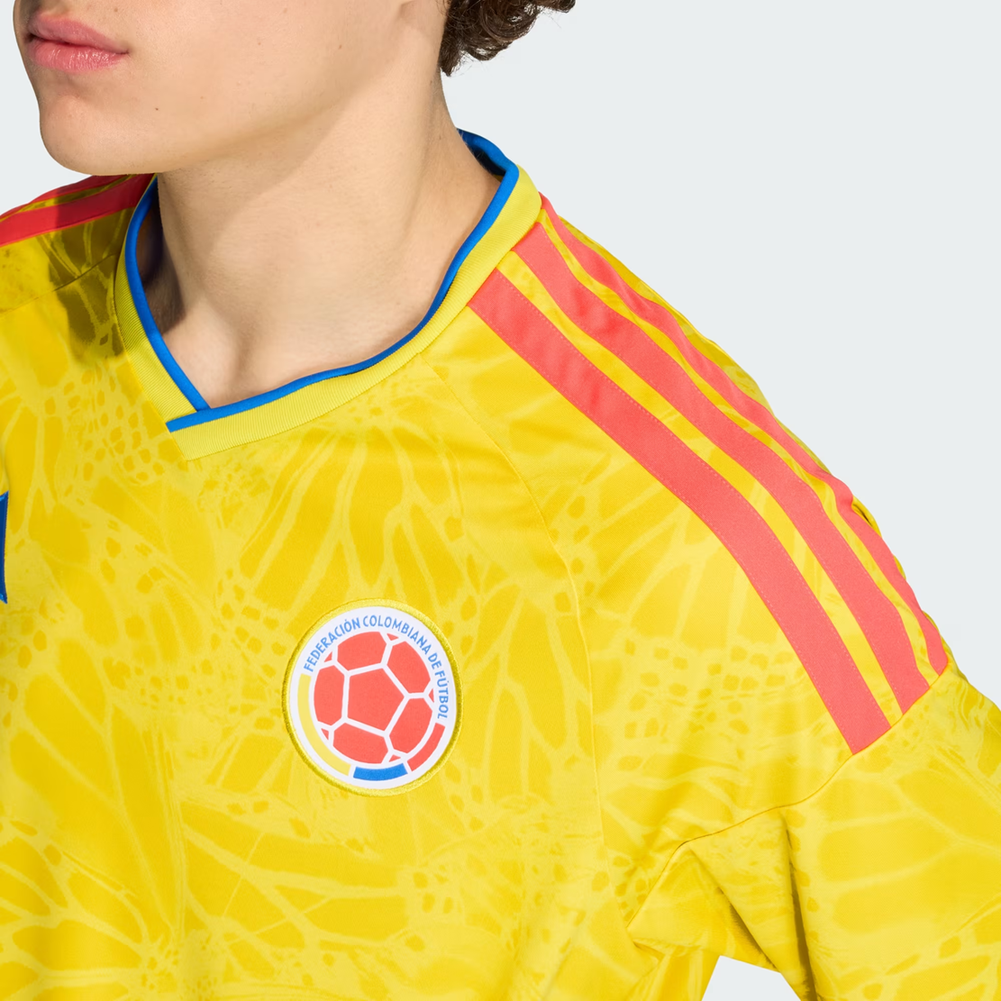 Áo Colombia 26 Home Jersey 'Impact Yellow' JL6972 - Ảnh 3