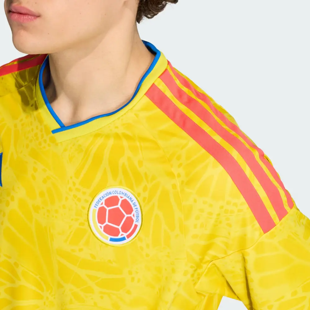 Áo Colombia 26 Home Jersey 'Impact Yellow' JL6972 - Ảnh 3