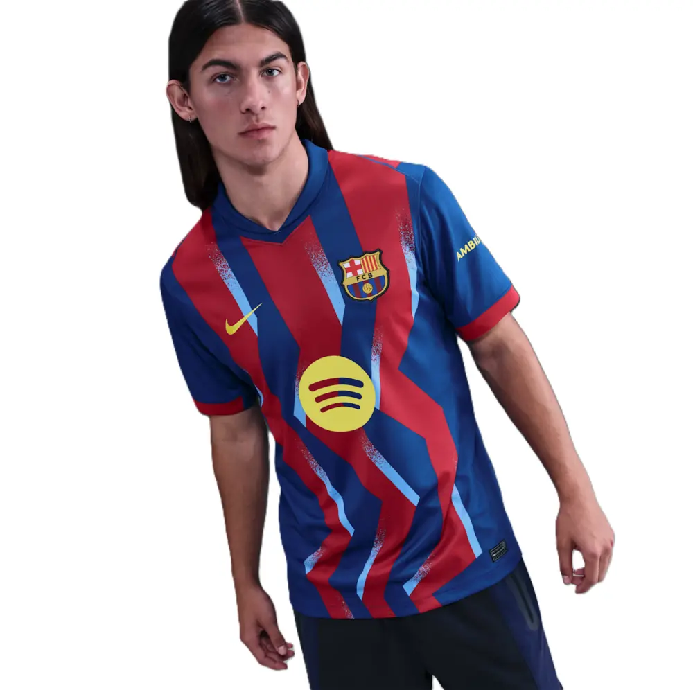 Áo Nike 25/26 Barcelona ‘Blue’ FZ1304-432 - Ảnh 3