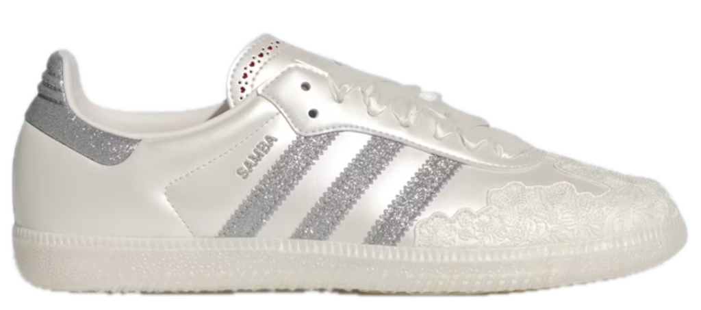 Giày adidas Samba OG ‘Chalk White Silver Metallic’ HP3658