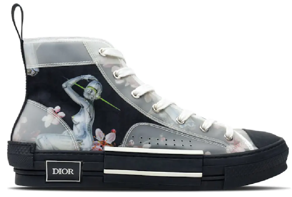 Giày Dior High Canvas Sorayama Robot ‘Black’ 3SH118YND-H963