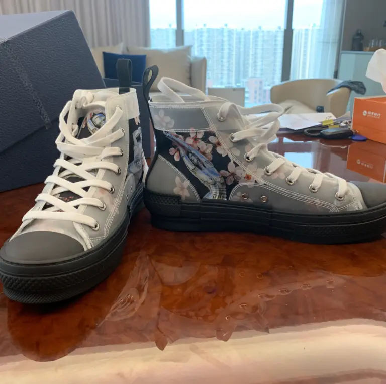 Giày Dior High Canvas Sorayama Robot ‘Black’ 3SH118YND-H963 - Ảnh 4