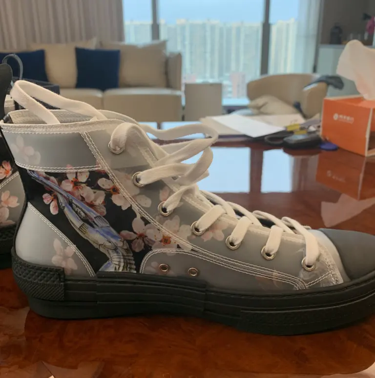 Giày Dior High Canvas Sorayama Robot ‘Black’ 3SH118YND-H963 - Ảnh 3
