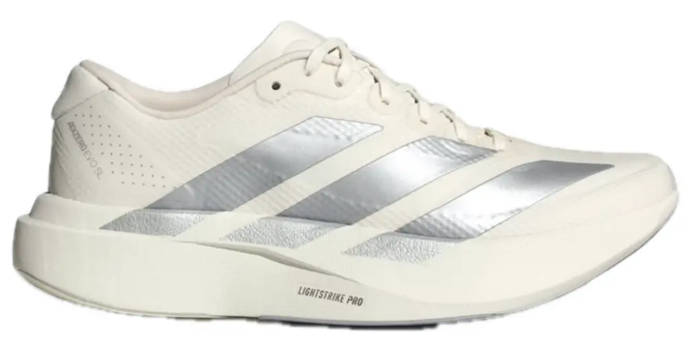 Giày Adidas Adizero EVO SL ‘Core White Halo Silver’ KI6928