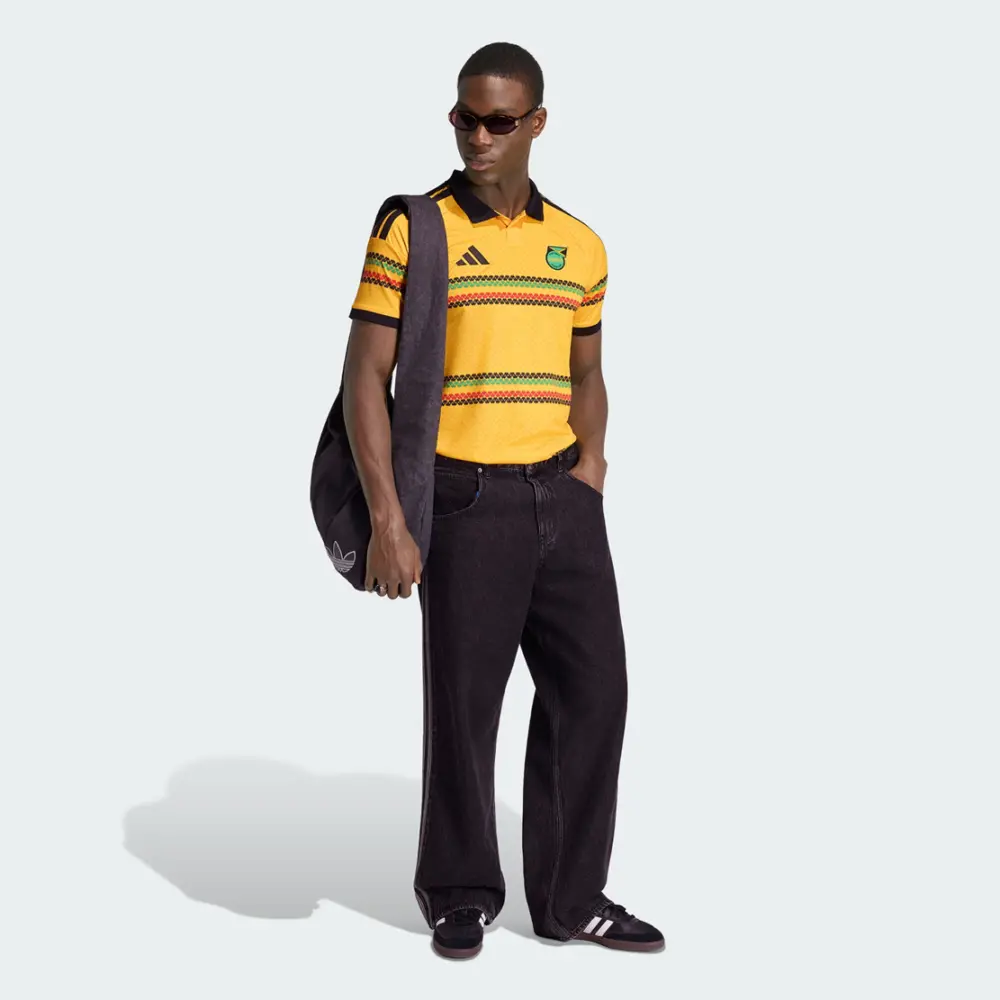 Áo Jamaica 26 x Bob Marley Home Jersey 'Bold Gold' KD0959 - Ảnh 3