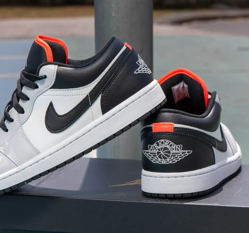 Giày Nike Air Jordan 1 Low 'Neutral Grey Infrared' 553558-045 - Ảnh 4