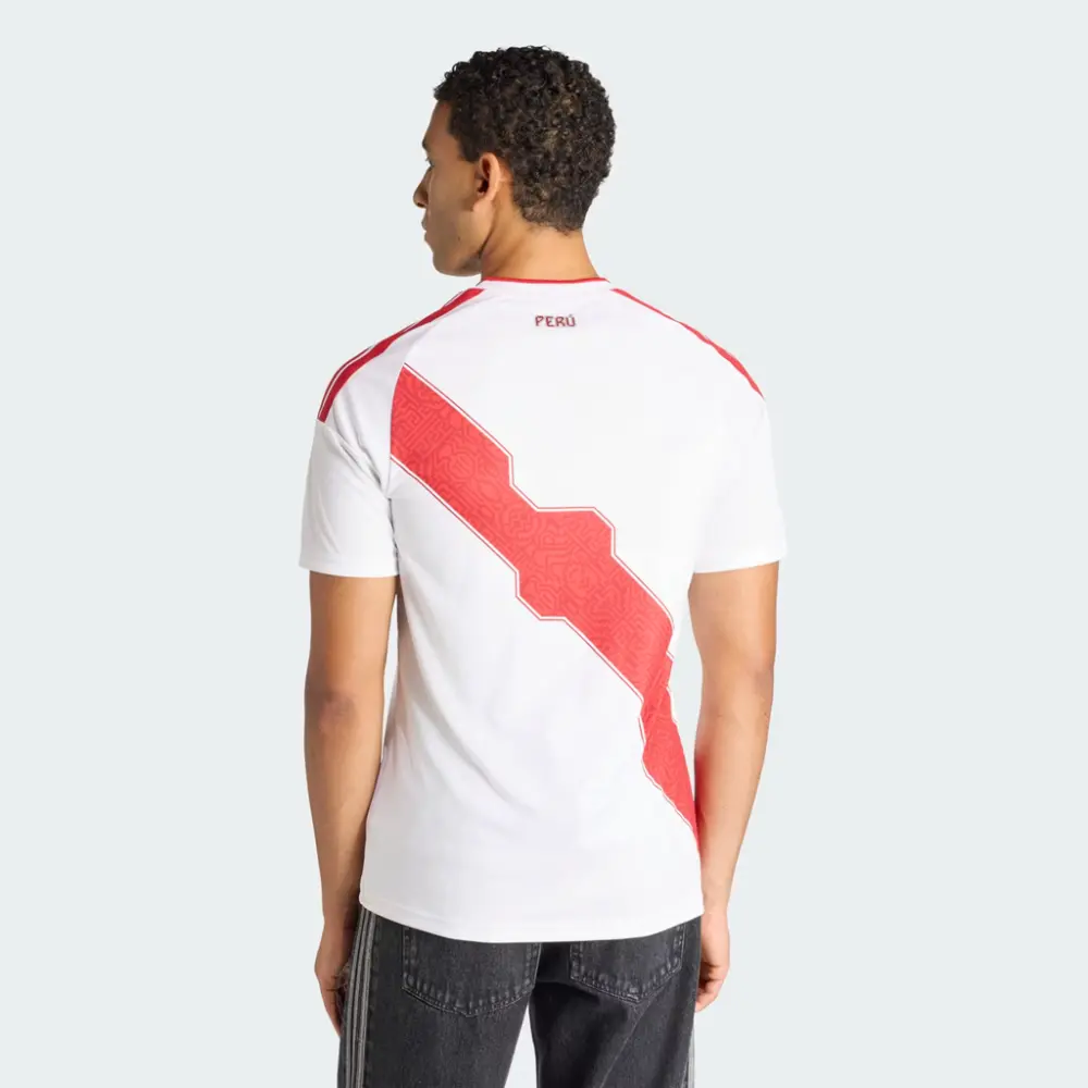 Áo adidas Peru 26 Home Jersey 'White' JL8651 - Ảnh 3