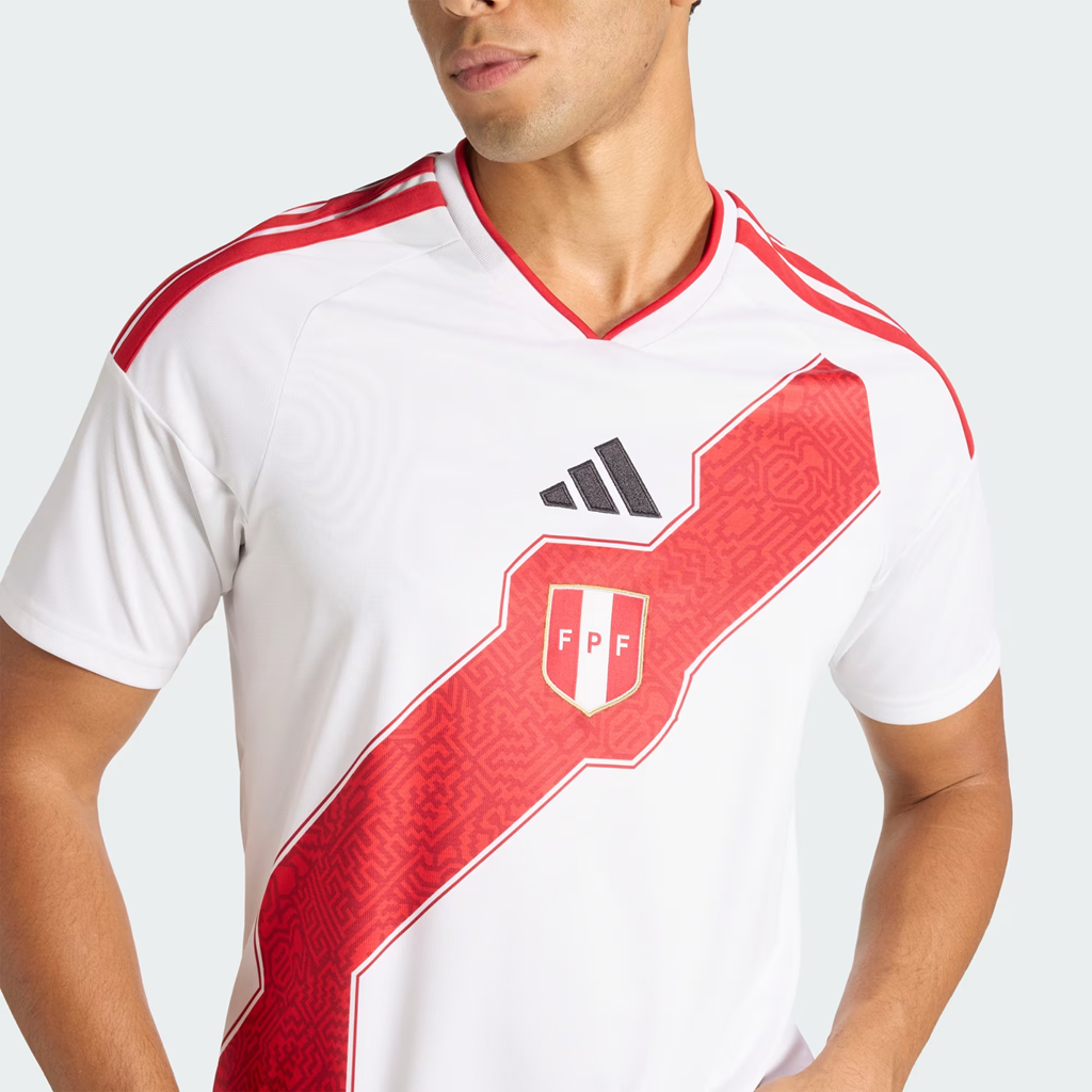 Áo adidas Peru 26 Home Jersey 'White' JL8651 - Ảnh 4