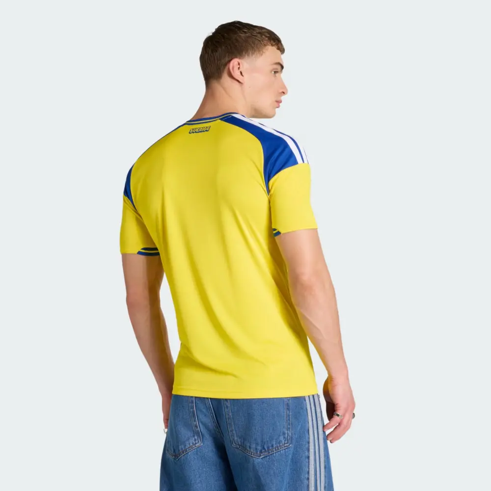 Áo adidas Sweden 26 Home Jersey 'Yellow' JM5814 - Ảnh 3