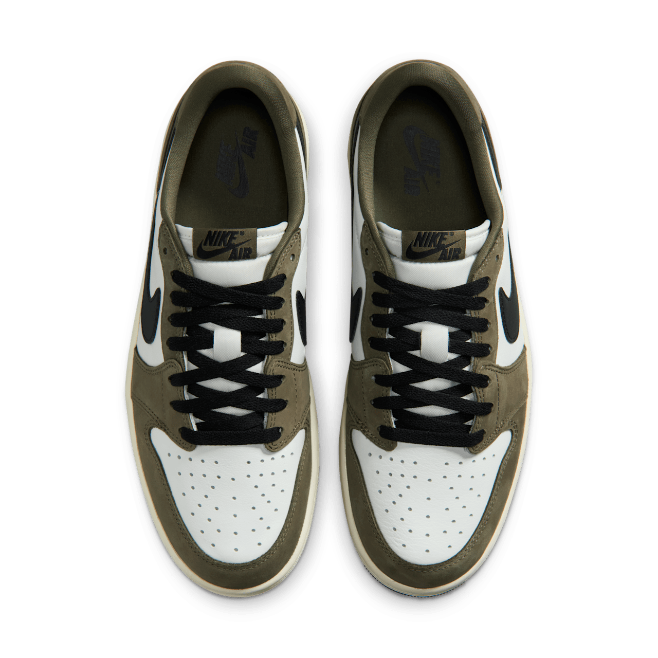 Giày Nike Air Jordan 1 Retro Low OG 'Medium Olive' HQ6998-200 - Ảnh 5