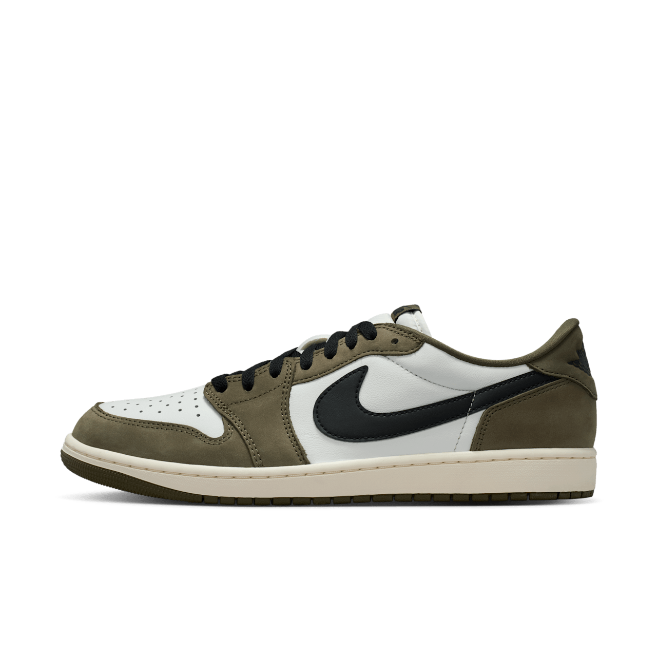 Alternative view of Giày Nike Air Jordan 1 Retro Low OG 'Medium Olive' HQ6998-200