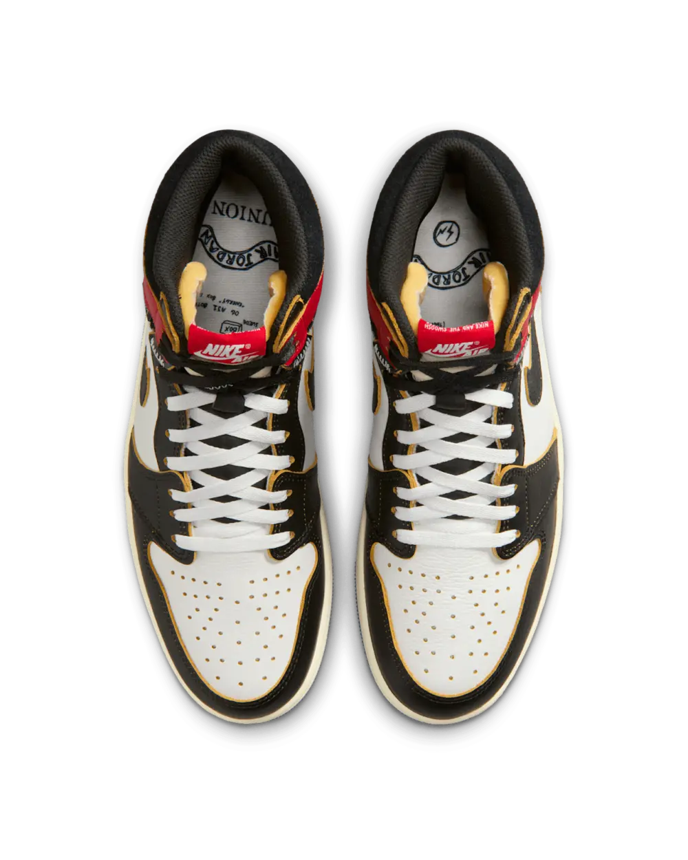 Giày Air Jordan 1 x Union x Fragment 'Black Varsity Red' IO7847-002 - Ảnh 5
