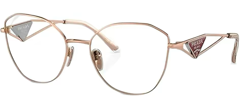 Alternative view of Kính Prada Eyeglasses 'Pink Gold' PR52ZVZVF1O1