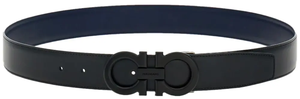 Thắt Lưng Salvatore Ferragamo Gancini Belt 'Black' 679710-688772
