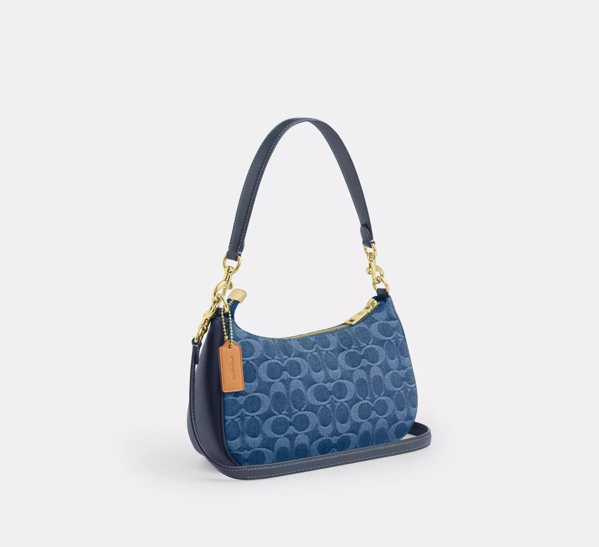 Túi Coach Teri Shoulder Bag 'Blue' CDQ56-IMTYV - Ảnh 3