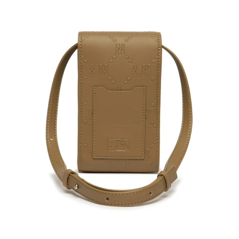 Túi MLB Monogram Diamond Emo Cell Phone Cross Bag NY Yankees 3ACRH041N-50BGD - Ảnh 4