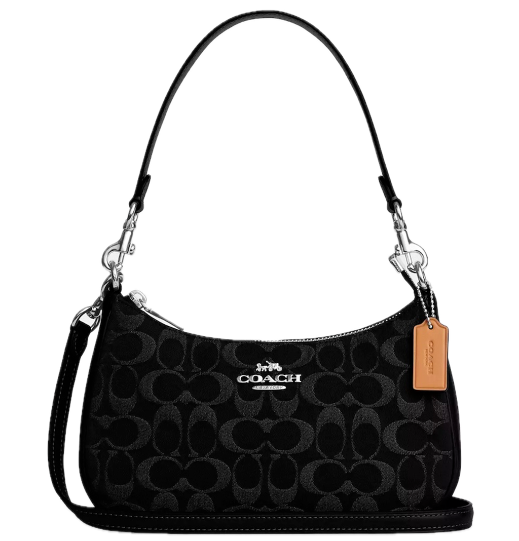 Túi Coach Teri Shoulder Bag 'Black' CDE43-SVBK