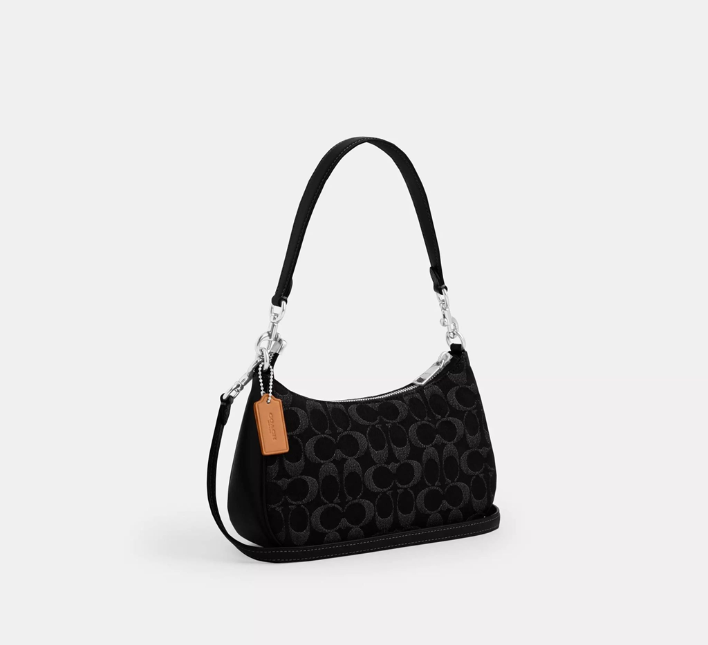 Alternative view of Túi Coach Teri Shoulder Bag 'Black' CDE43-SVBK