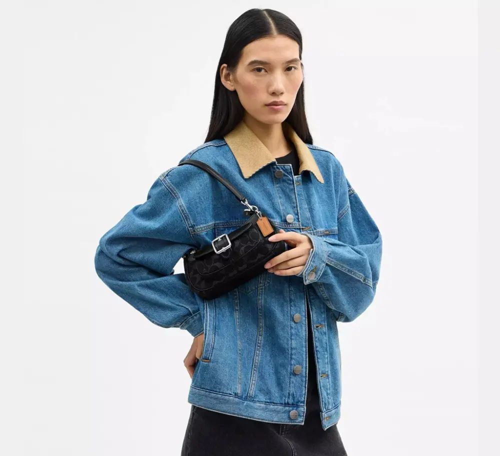 Túi Coach Ashton Mini Shoulder Bag 'Black' CCZ49-SVBK - Ảnh 3