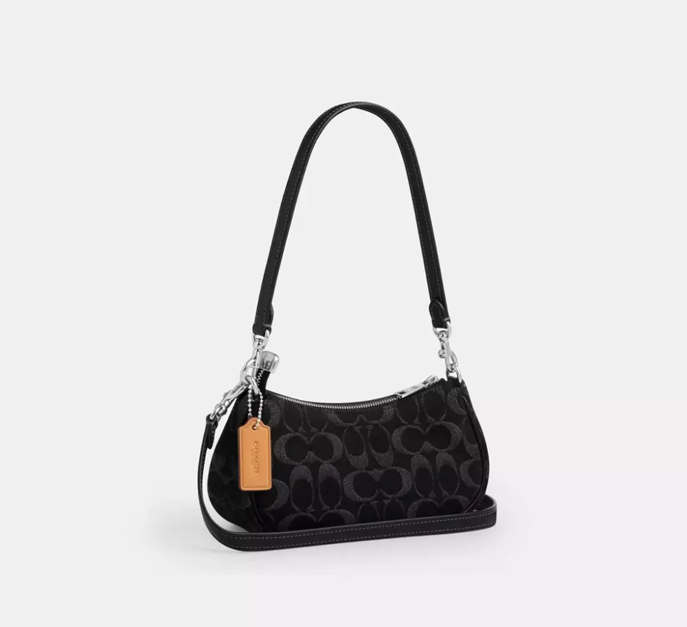 Túi Coach Ashton Mini Shoulder Bag 'Black' CCZ49-SVBK - Ảnh 4