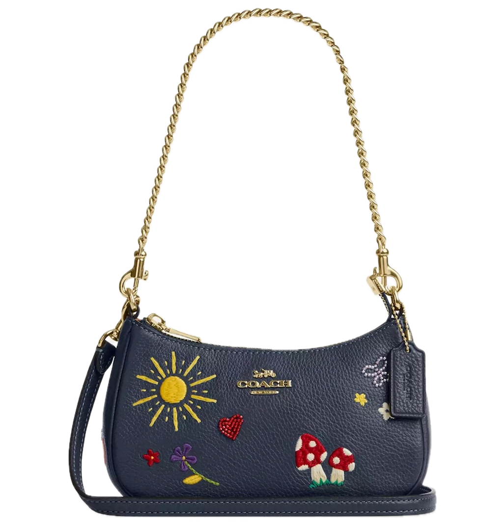 Túi Coach Teri Mini Crossbody Bag 'Dark Denim' CDC86-IML6I
