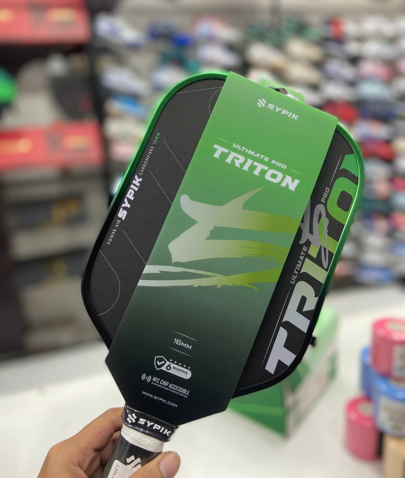 Alternative view of Vợt Pickleball Sypik Pro Tour Ultimate Triton 5 'Matcha' 16mm