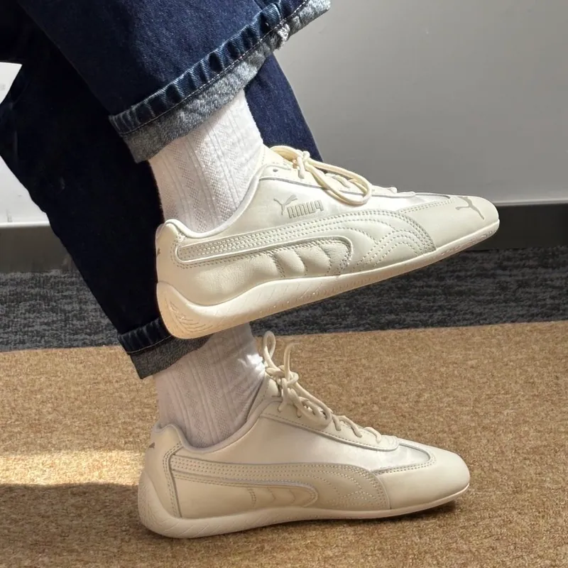 Alternative view of Giày Puma Speedcat Femme 'Ivory' 405835-01