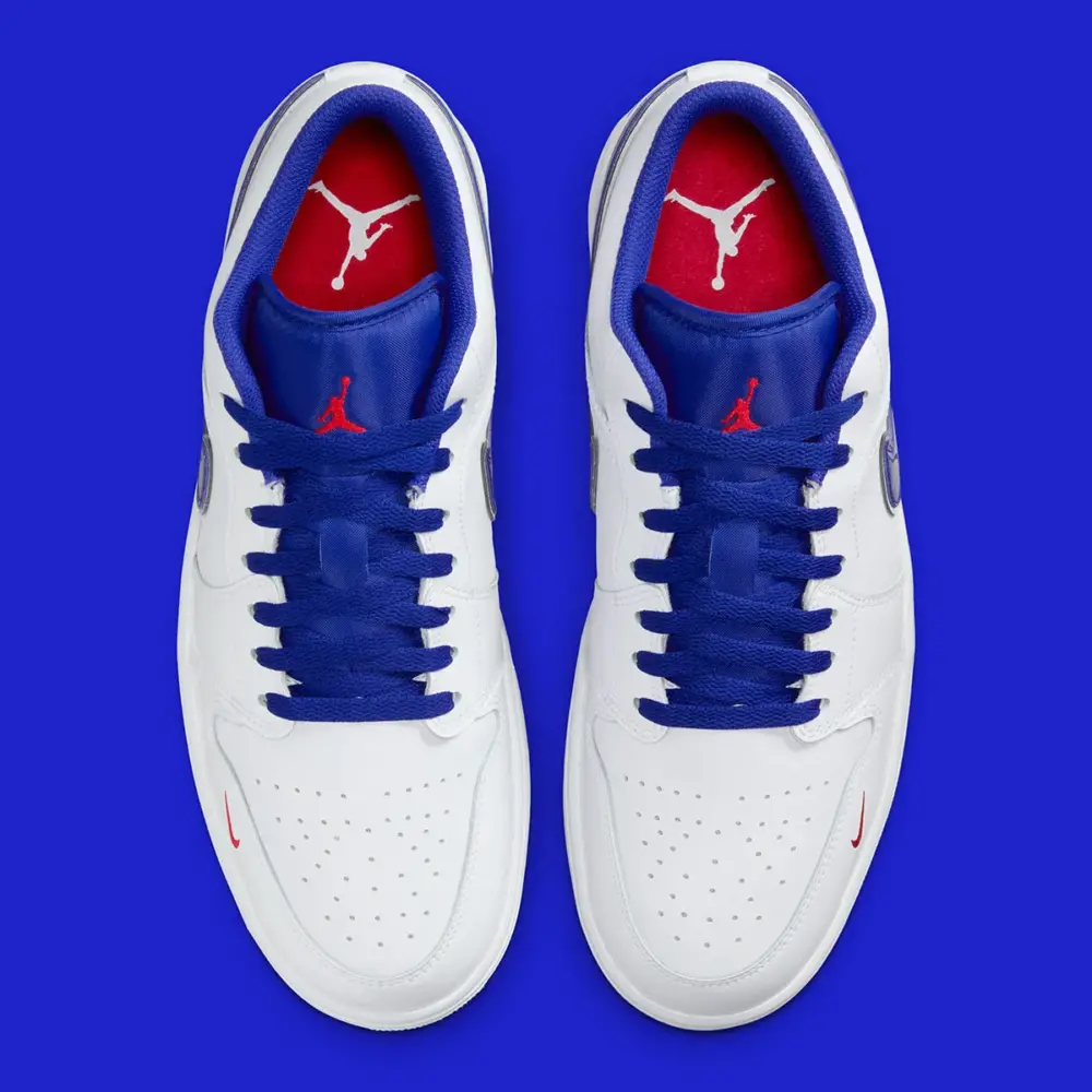 Giày Nike Air Jordan 1 Low Knocks Out 'White' IQ0400-100 - Ảnh 5