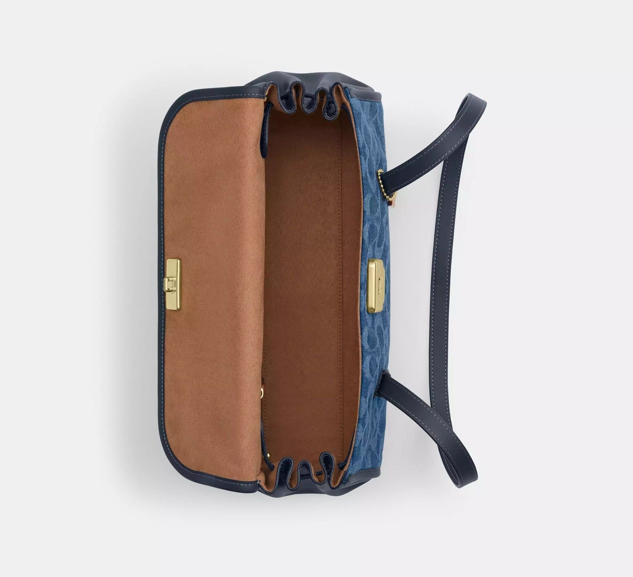 Túi Coach Bridget Flap Shoulder Bag 'Blue' CDE94-IMTYV - Ảnh 3