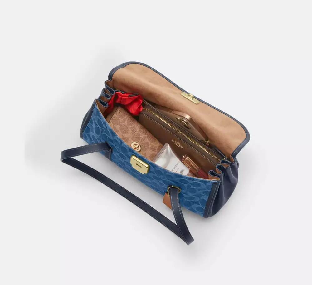 Alternative view of Túi Coach Bridget Flap Shoulder Bag 'Blue' CDE94-IMTYV