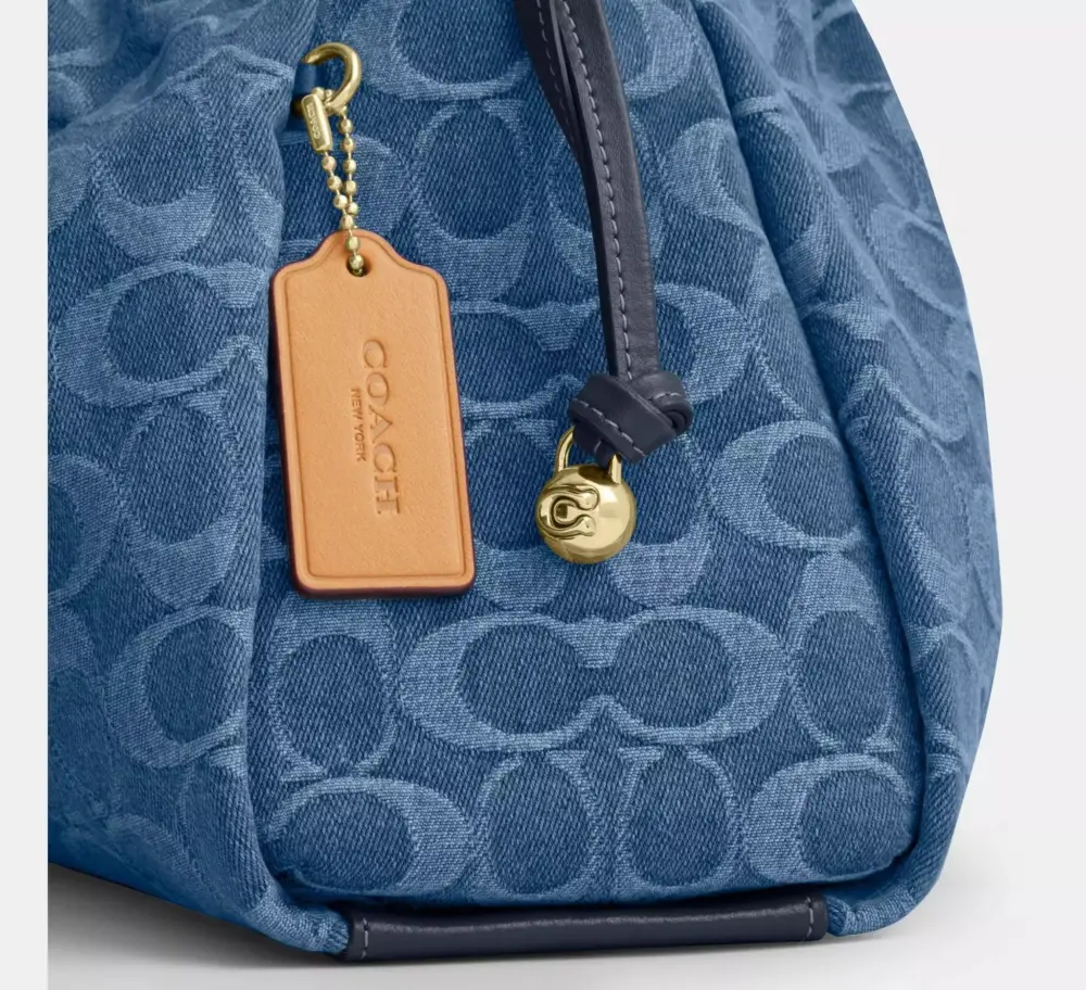 Alternative view of Túi Coach Faye Large Shoulder Bag 'Blue' CDB97-IMTYV