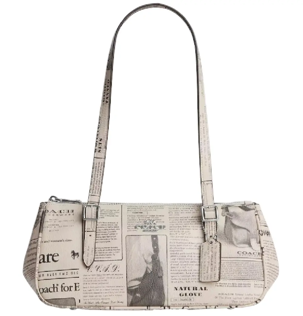Túi Coach Asher Shoulder Bag 'Newspaper Print' CDC11-SVCAH